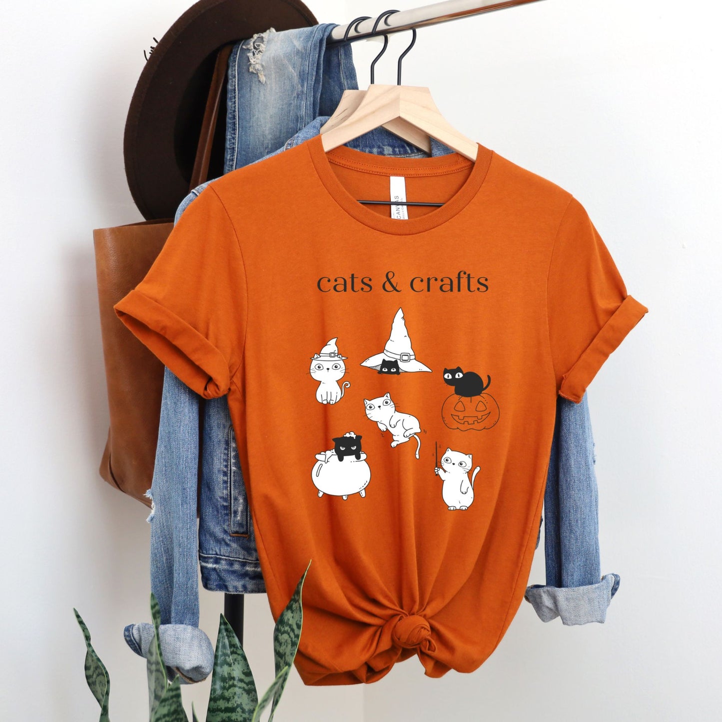 Halloween Cats & Crafts T-shirt