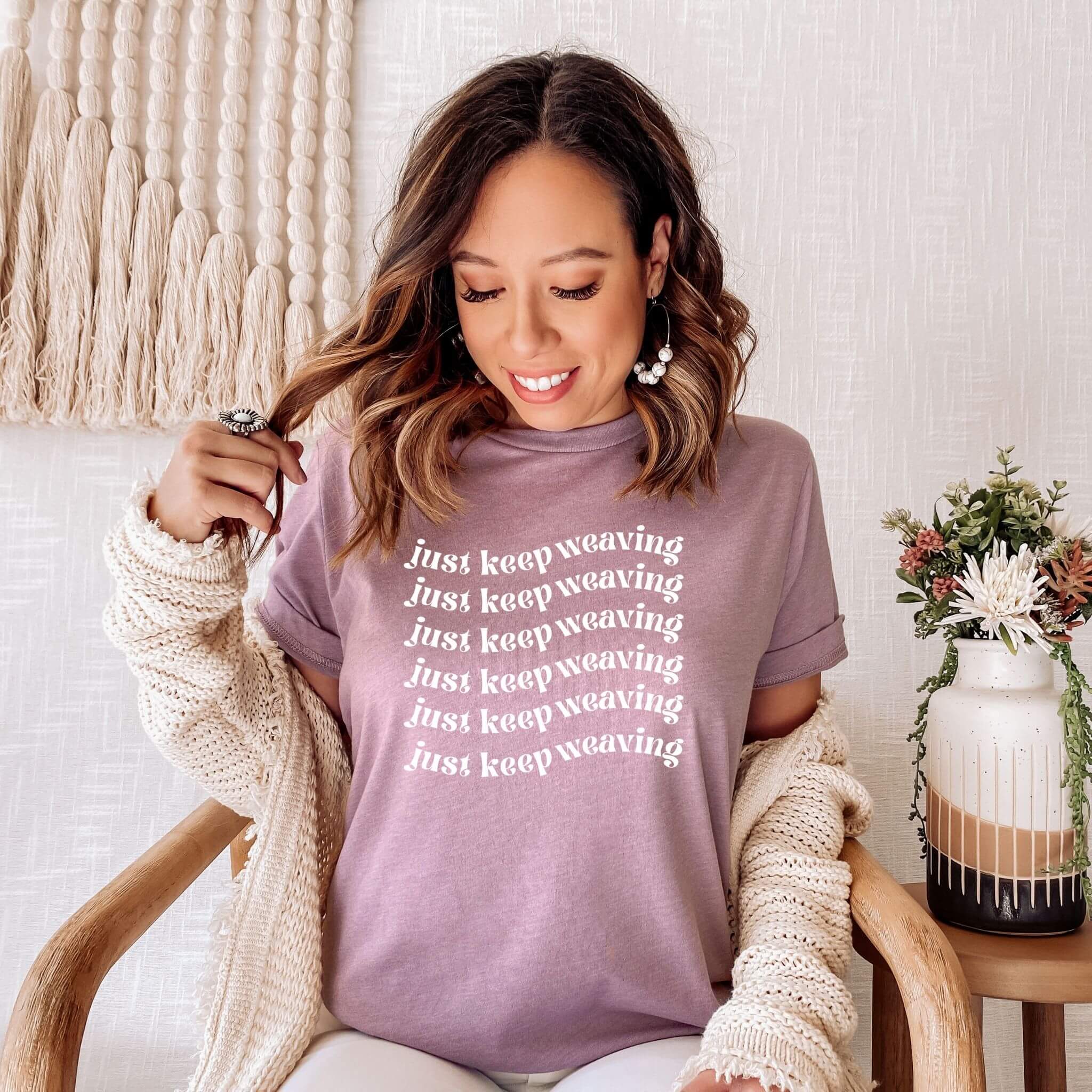 Just Keep Weaving T-Shirt