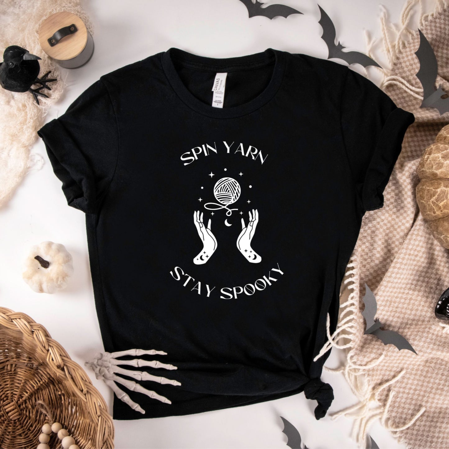 Spin Yarn, Stay Spooky T-shirt