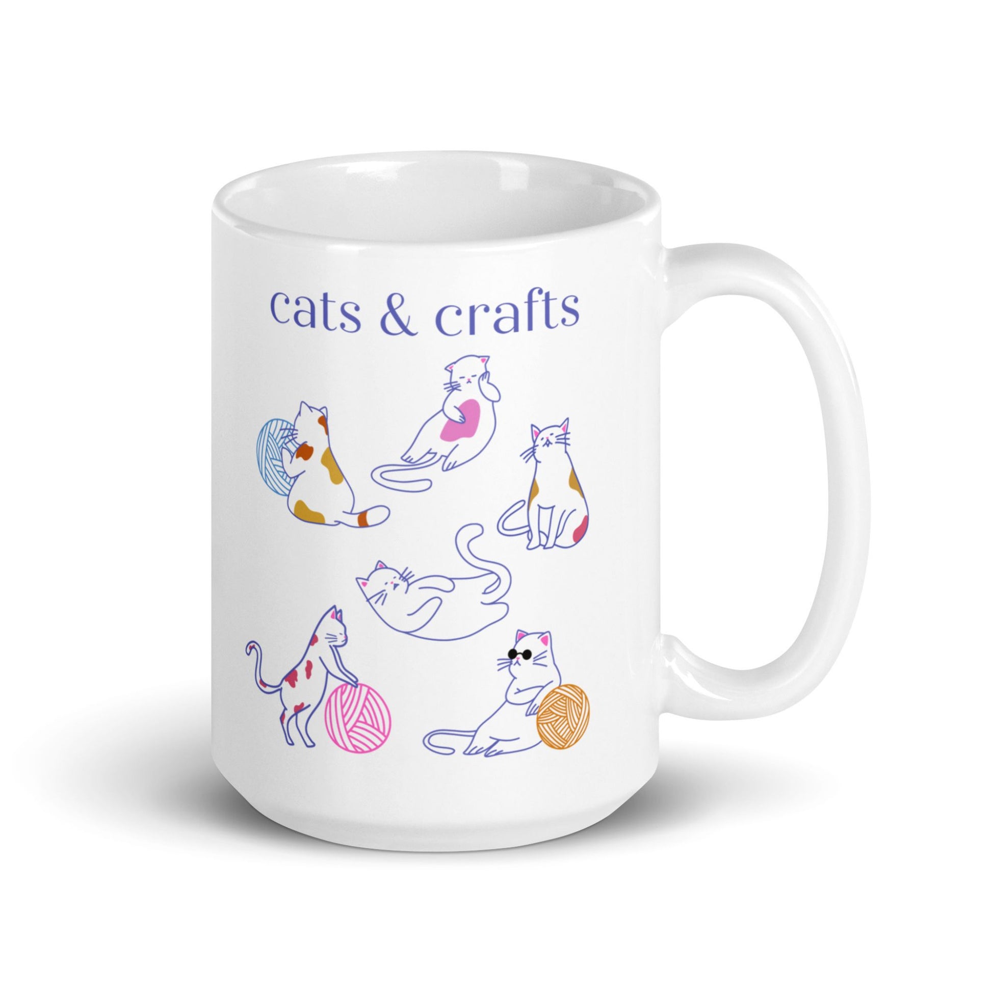 cats and crafts mug - wear and woven